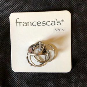 Francesca's Stacking Ring Set